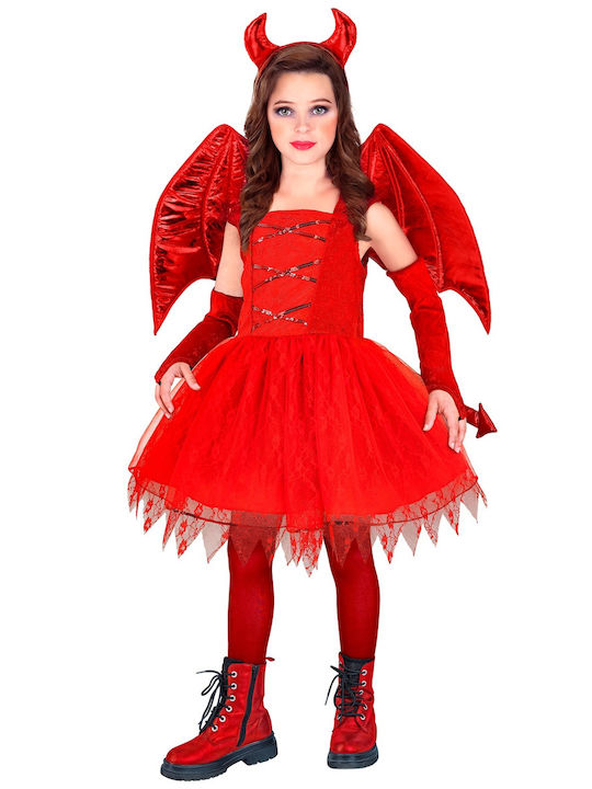 Costum de Carnaval pentru Copii DIAVOLINA DELUXE