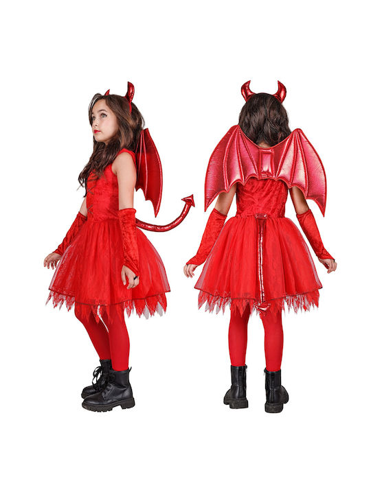 Costum de Carnaval pentru Copii DIAVOLINA DELUXE