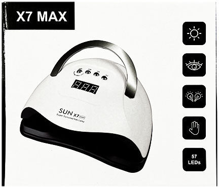 Sun X7 Max Φουρνάκι Νυχιών UV / LED 220W Λευκό