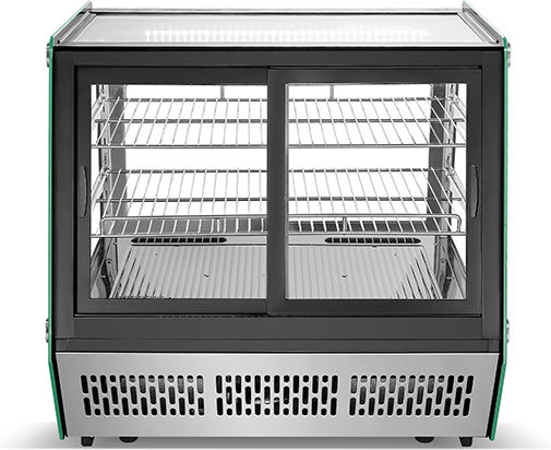 Ventus Охлаждаща Витрина Настолна с 3 Нива с Капацитет 120лт 70.2x56.8x68.6см
