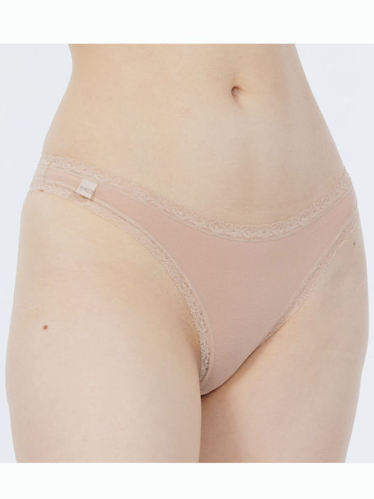 Βαμβακερά Women's Slip 3Pack Black-White-Beige