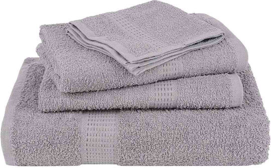 vidaXL Set 2 Hotel Pool and Beach Towels 200x80 cm 360gsm Gray