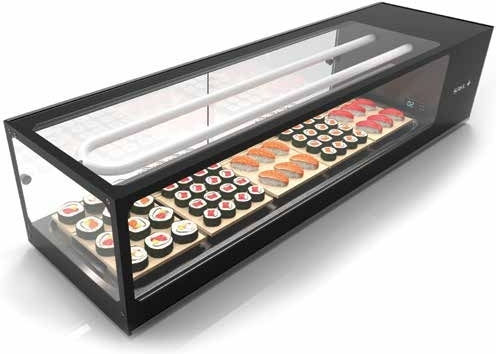 Sayl Barcelona Охлаждаща Витрина Настолна 132x38x30см Logic Sushi