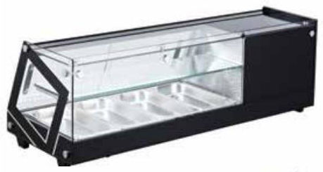Karamco Tiefkühlvitrine Tischgerät mit Kapazität 4x1/3 GN 113.1x39.5x37.5cm Cs44/fs44l