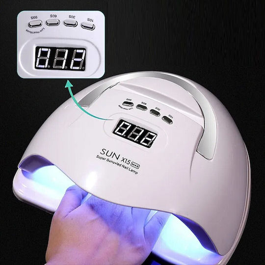 X15 Max Lampă pentru Uscare a Unghiilor UV 180W Alb