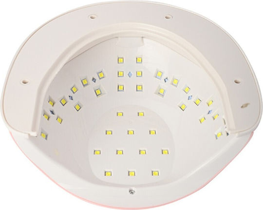 Foxy S5 Max Επαναφορτιζόμενο Φουρνάκι Νυχιών LED 96W Λευκό