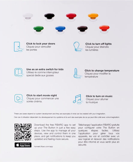 Fibaro Бутон Материали за домашна сигурност
