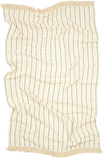 Nobodinoz Portofino Black Beach Towel 150x84cm