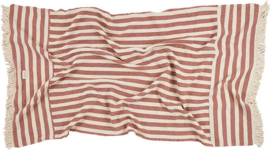 Nobodinoz Beach Towel Cotton Red