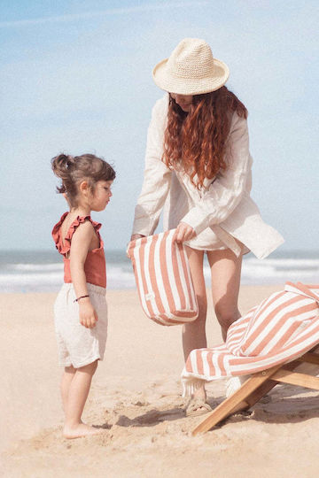 Nobodinoz Beach Towel Cotton Red