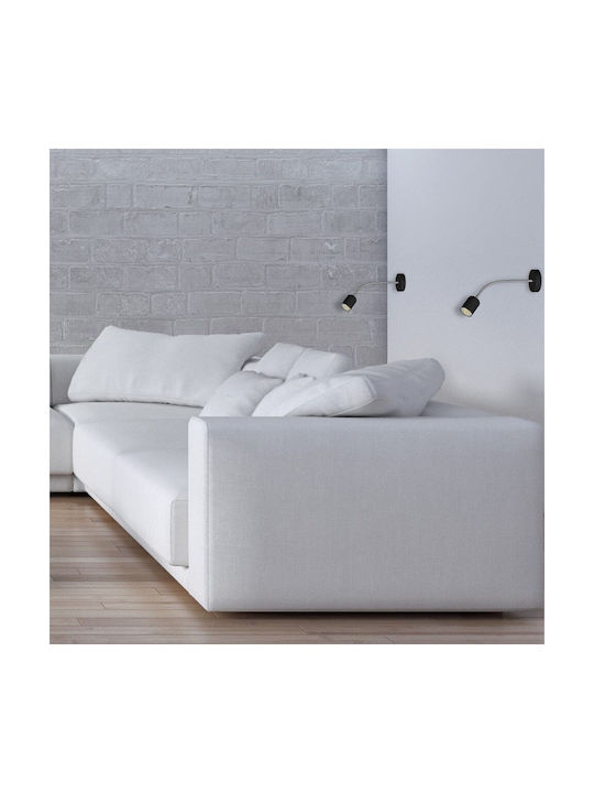Eko Light Modern Lumină de Perete cu Soclu GU10 Negru