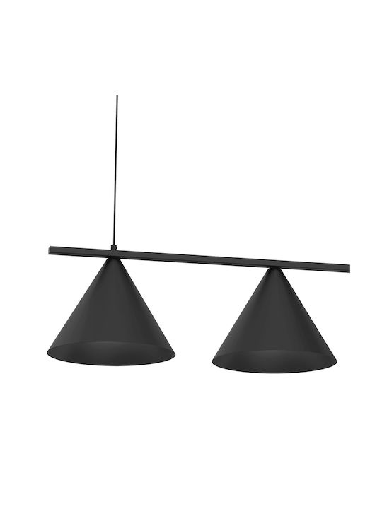 Eko Light Κρεμαστό Φωτιστικό Μαύρο με Ντουί GX53