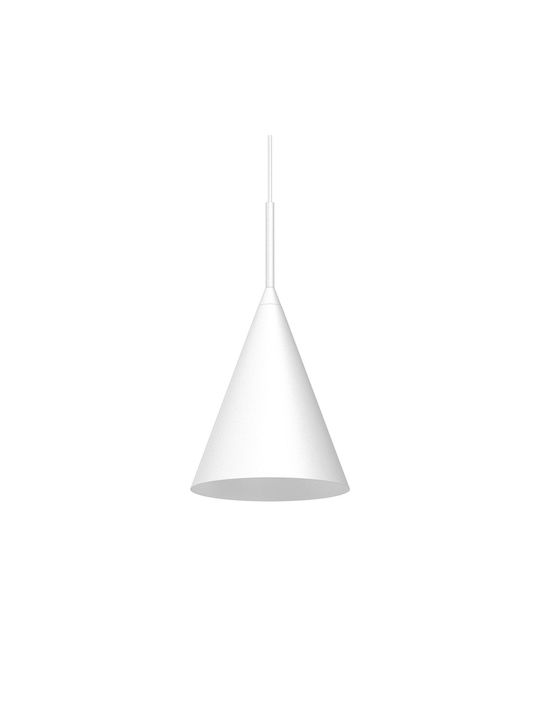 Eko Light Κρεμαστό Φωτιστικό Λευκό 17x17εκ.