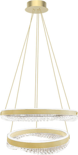 Eko Light Висящо Осветително Тяло Златист 60x60см.