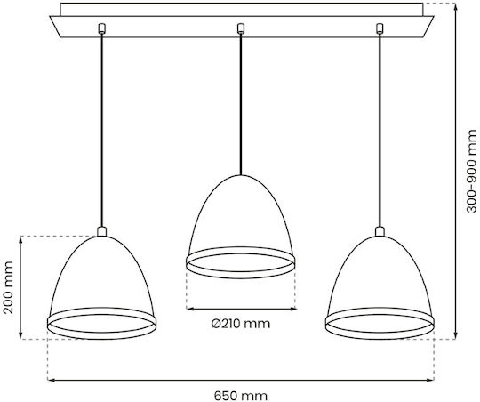 Eko Light Hängelampe Weiß