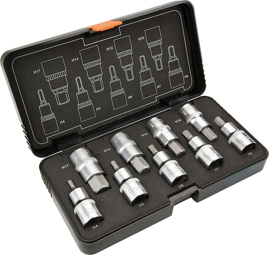 Neo Tools 1/2" Walnut with Allen Head and Socket 1/2'' 9pcs