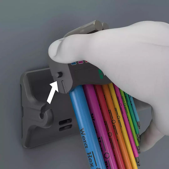Wera Allen-Schlüssel 950/9 Hex-plus