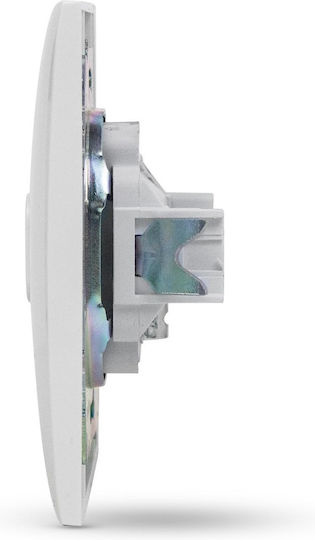 Entac ERWTVS-ARN-W TV Antenna Socket Terminal in White color 15.005.0114