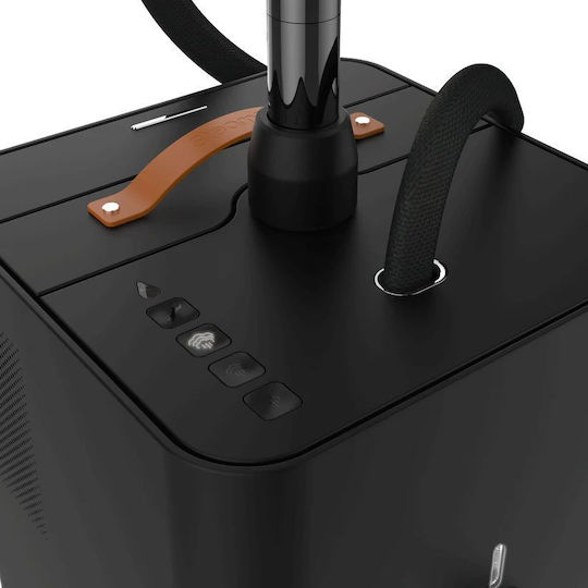 Steamcube Ατμοκαθαριστής Ρούχων Δαπέδου 2900W με Δοχείο 2.5lt Μαύρος