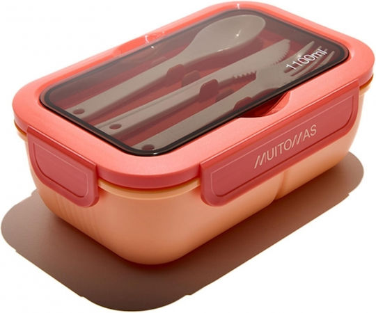 Muitomas Lunch Box Orange 1.1lt