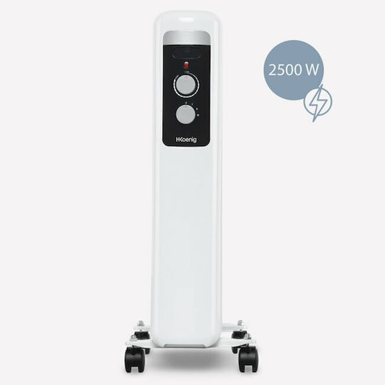 HKoenig WARM110 Radiator cu ulei cu 11 Elemente 2500W