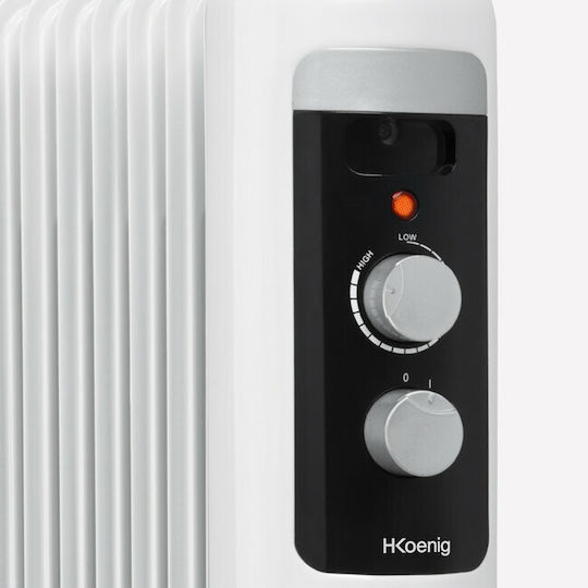 HKoenig WARM110 Radiator cu ulei cu 11 Elemente 2500W