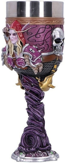 Nemesis Now Nemesis Now Rotwein Kelch Metall Silber