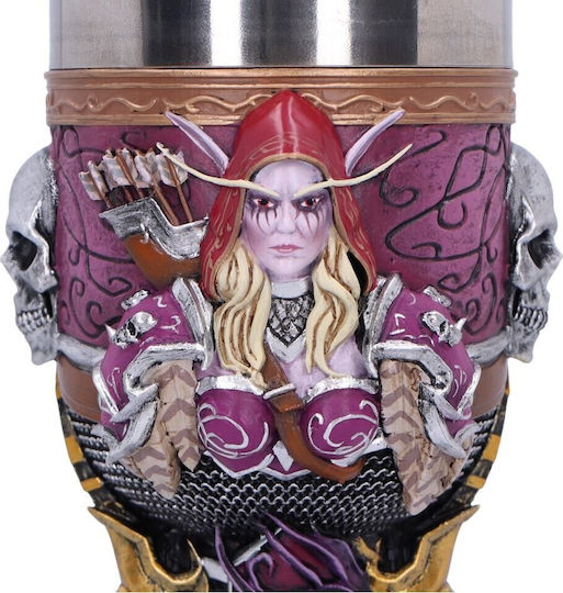 Nemesis Now Nemesis Now Rotwein Kelch Metall Silber