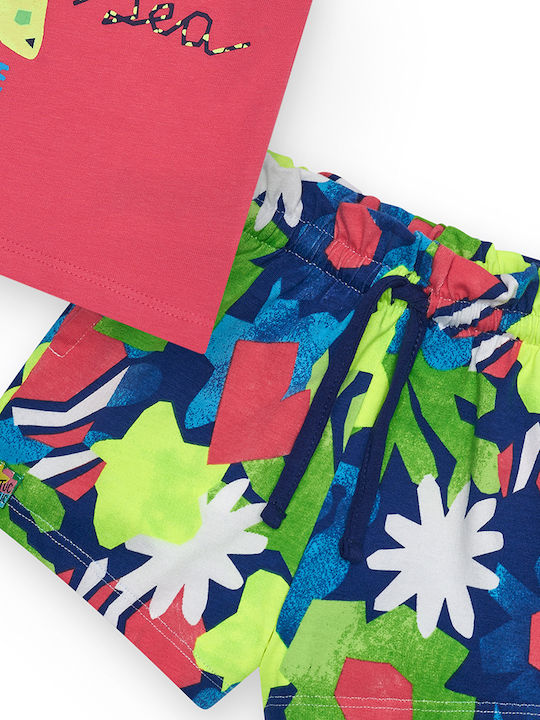 Kinder-Set mit Shorts Sommer 2Stück Mehrfarbig