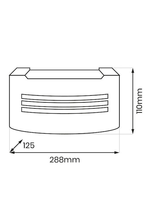 Eko Light Стенно Външно Осветително Тяло E27 IP54
