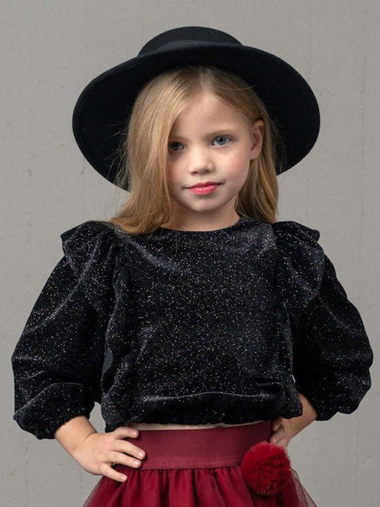 Kids' Shirt Long Sleeve Black