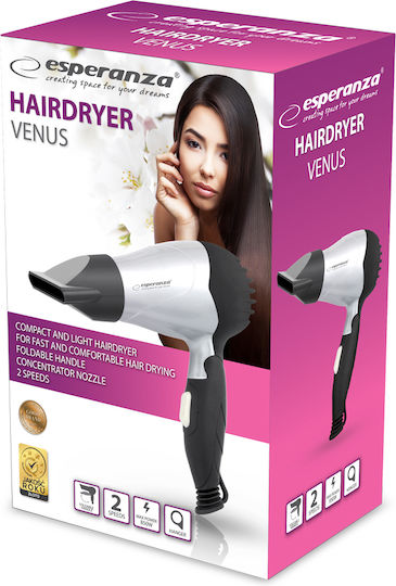 Esperanza Venus Πιστολάκι Μαλλιών 850W