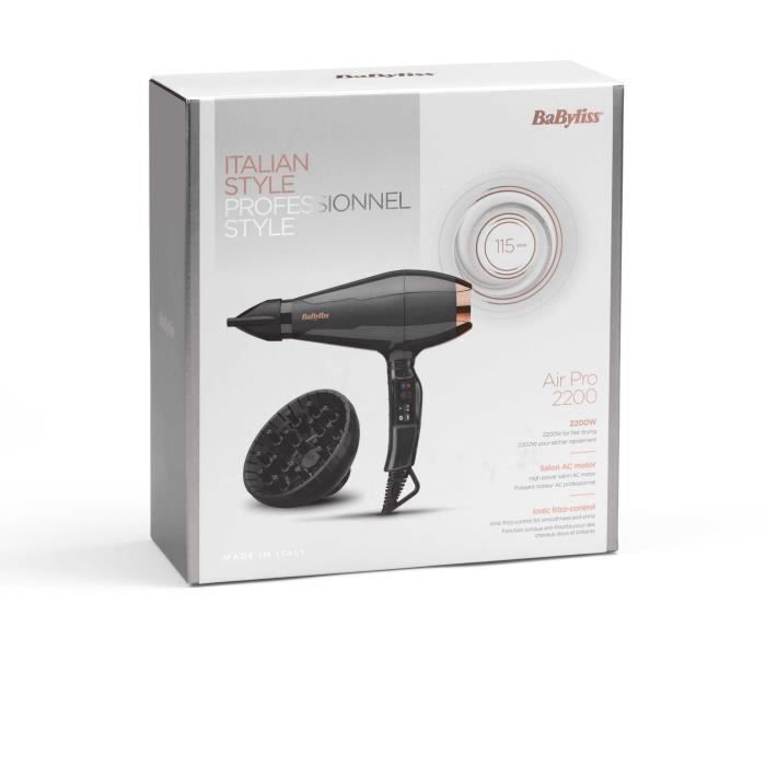 Babyliss 6719DE Hair Dryer with Diffuser 2200W 6719DE