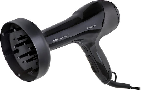 Braun Satin Hair 7 Ionic Professionell Haartrockner mit Diffusor 2000W