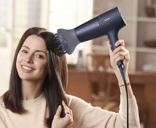 Philips Series 5000 Ionic Haartrockner mit Diffusor 2300W Dark Blue