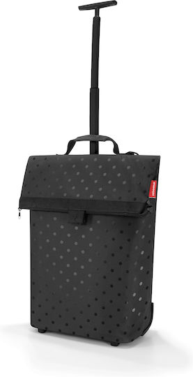 Stoff Einkaufswagen Schwarz 43x53x21cm