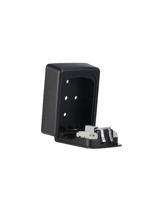 Osio Wall-mounted Combination Key Holder Metallic with Combination Dial 9x4x12cm