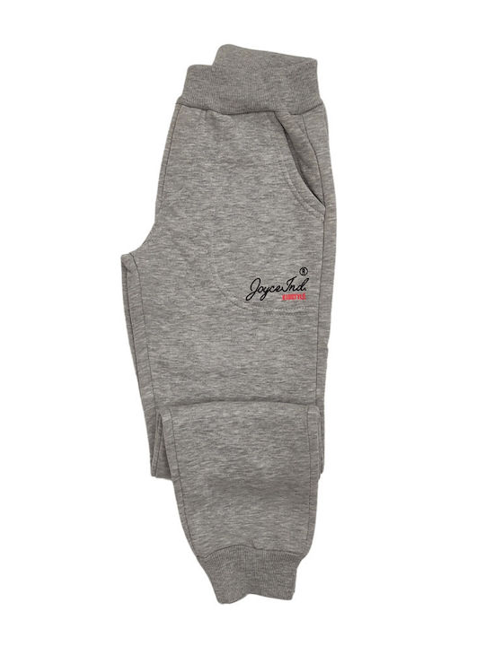 Pantalon De Trening Pentru Copii Gri Melanj Winter