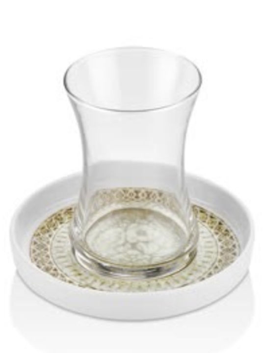 OMS Collection Σετ Φλιτζάνια Tσαγιού Γυάλινα Διάφανα 150ml 12τμχ 8680672157008