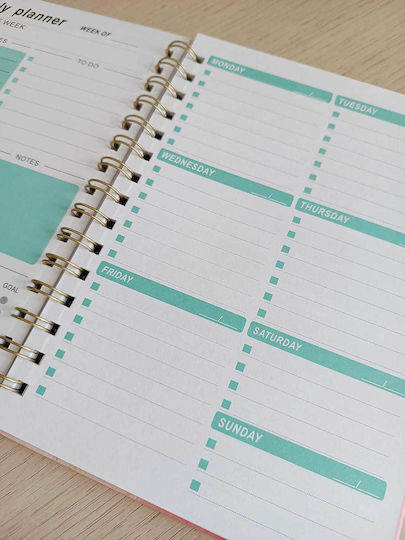 Εβδομαδιαίο Planner Σπιράλ
