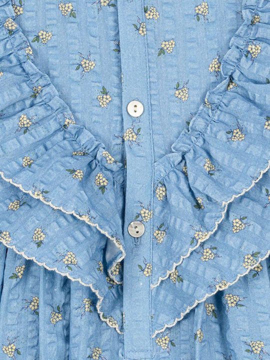 Kinderkleid Langärmelig Blue