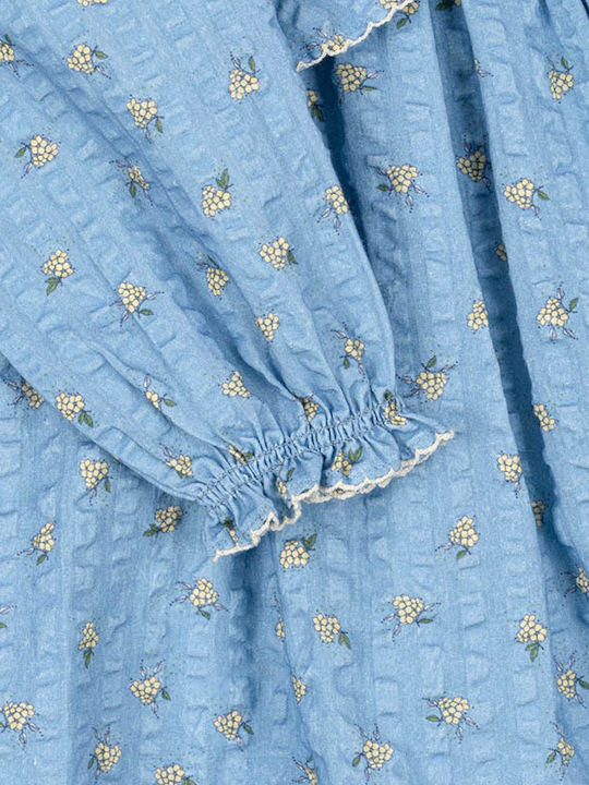 Kinderkleid Langärmelig Blue