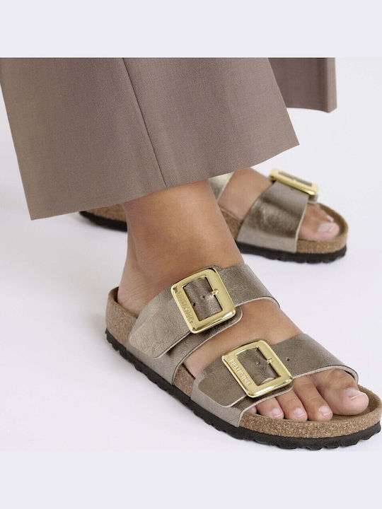 Sydney Women's Flat Sandals Brown Narrow Fit
