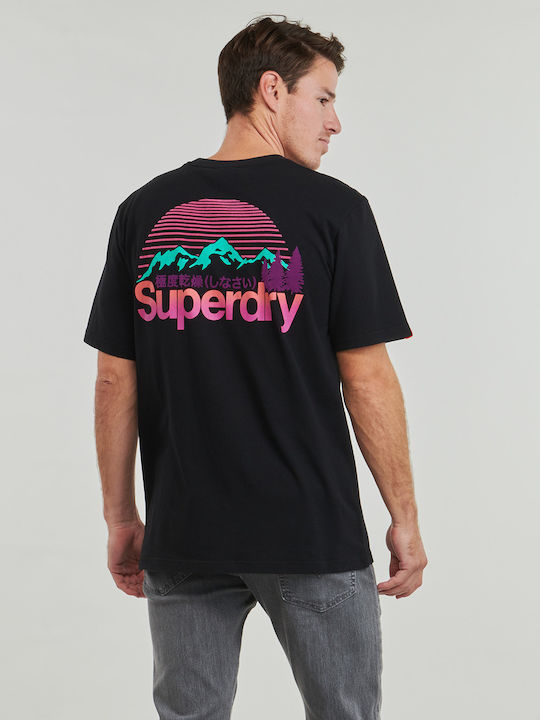 Great Outdoors Chest T-shirt Black