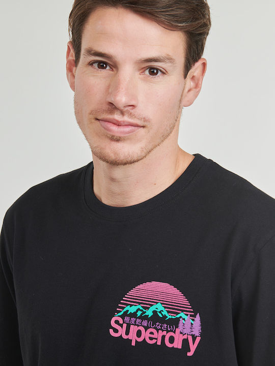 Great Outdoors Chest T-shirt Black