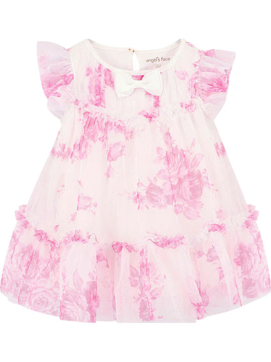 Mädchenkleid Tüll Snowdrop/Rosa