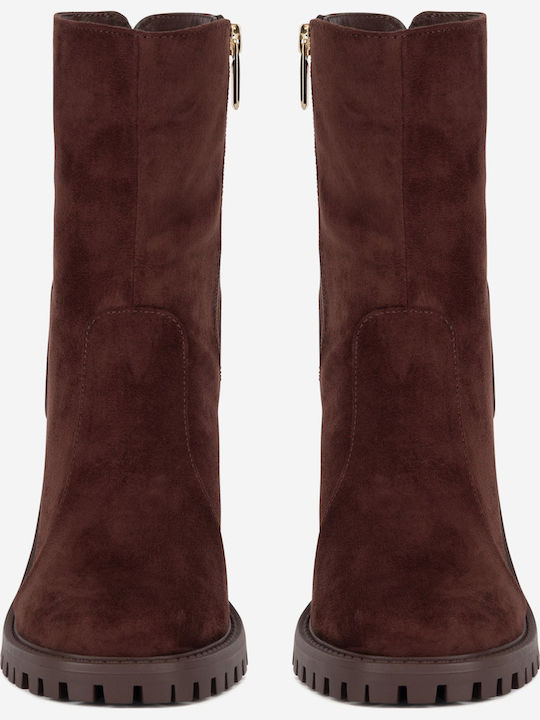 Stiefeletten Damen Dark Brown