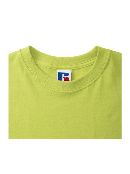 Russell Europe Men's Short Sleeve Promotional T-Shirt Lime