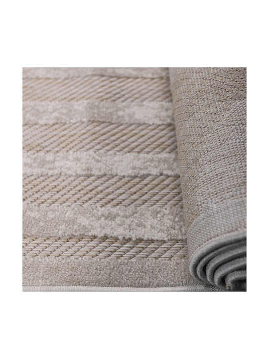 Beauty Home Sahara Art 9970 Modern Wicker Bedroom Rugs Set Beige 9970-ΣΕΤ 3pcs