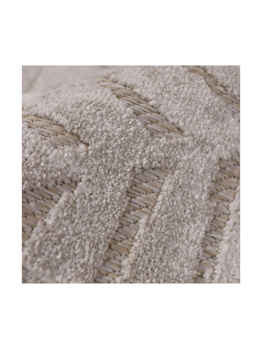 Beauty Home Sahara Art 9972 Modern Wicker Bedroom Rugs Set Beige 9972-ΣΕΤ 3pcs